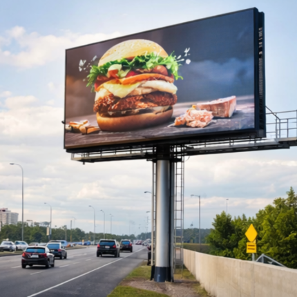 High Brightness Outdoor Screens, SMD Pole Streamers