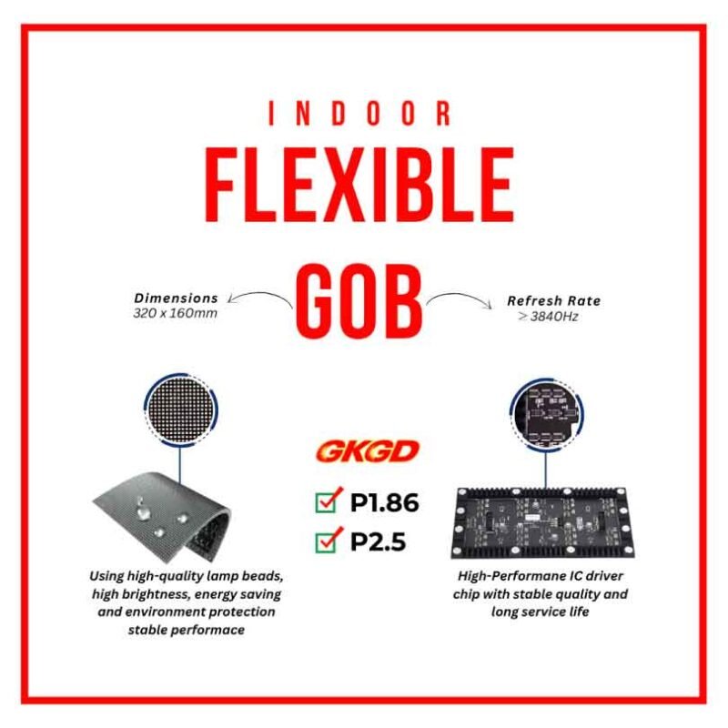 Indoor Flexible GOB LED Screen