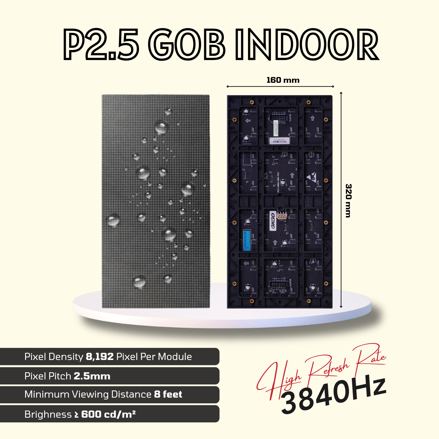 205 P2.5 Indoor GOB Module - Image 1